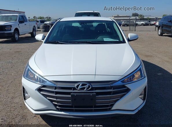 5NPD74LF7LH612806 2020 HYUNDAI ELANTRA Белый Вид щитка приборов