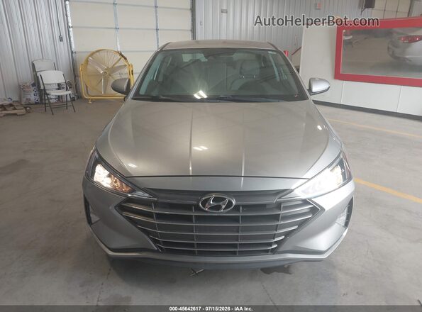 5NPD74LF7LH614037 2020 HYUNDAI ELANTRA Silver Widok wnętrza z tyłu