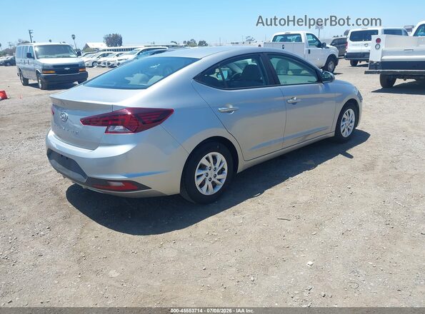 5NPD74LF7LH615401 2020 HYUNDAI ELANTRA Silver უკანა მარჯვენა