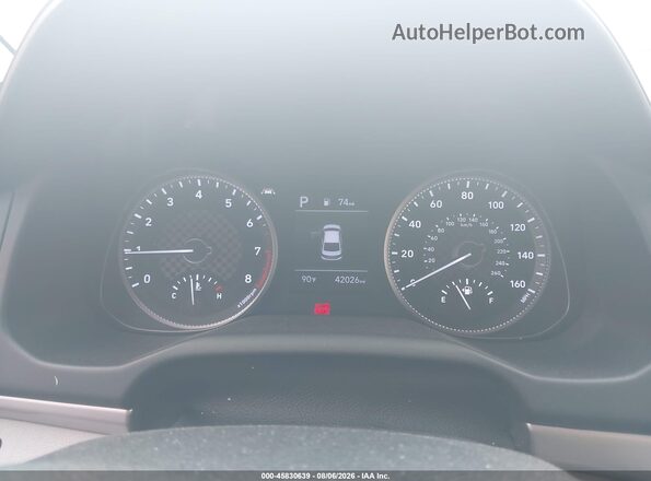 5NPD74LF7LH615852 2020 HYUNDAI ELANTRA Blue Вид задніх сидінь