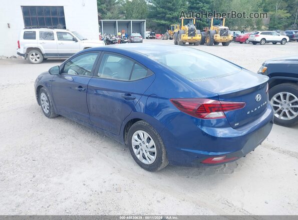 5NPD74LF7LH615852 2020 HYUNDAI ELANTRA Blue Задня ліва чверть