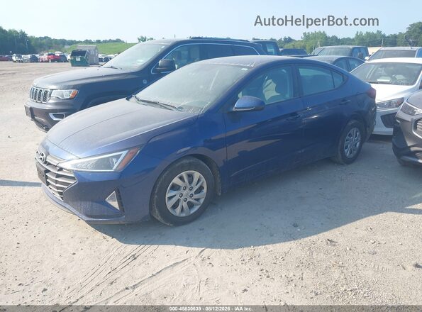 5NPD74LF7LH615852 2020 HYUNDAI ELANTRA Blue Передня ліва чверть