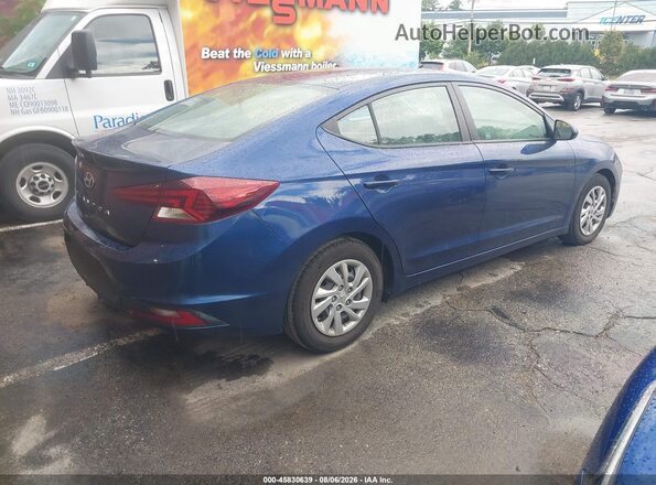 5NPD74LF7LH615852 2020 HYUNDAI ELANTRA Blue Задня права чверть