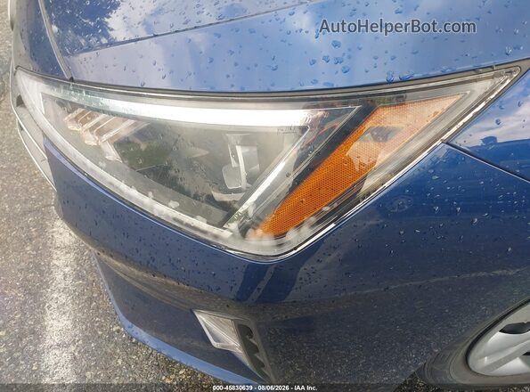 5NPD74LF7LH615852 2020 HYUNDAI ELANTRA Blue Вид задньої частини салону
