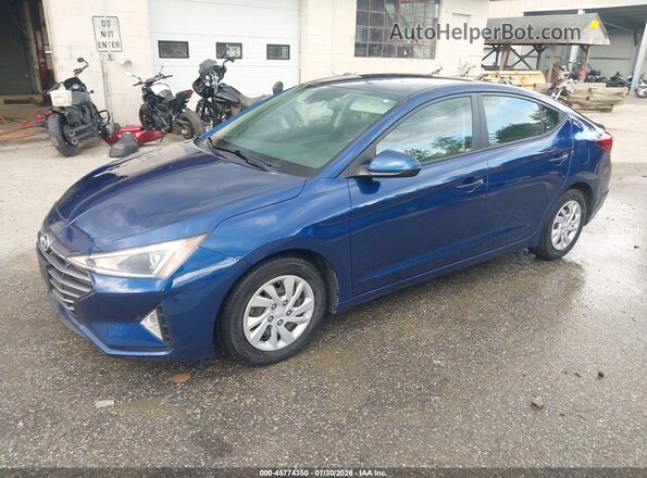 5NPD74LF7LH616113 2020 HYUNDAI ELANTRA Blue Front left