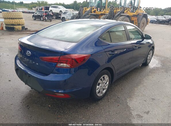 5NPD74LF7LH616113 2020 HYUNDAI ELANTRA Blue Rear right