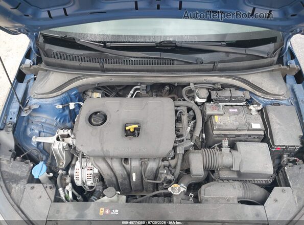 5NPD74LF7LH616113 2020 HYUNDAI ELANTRA Blue Rear view