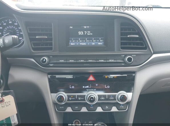 5NPD74LF7LH616113 2020 HYUNDAI ELANTRA Blue 