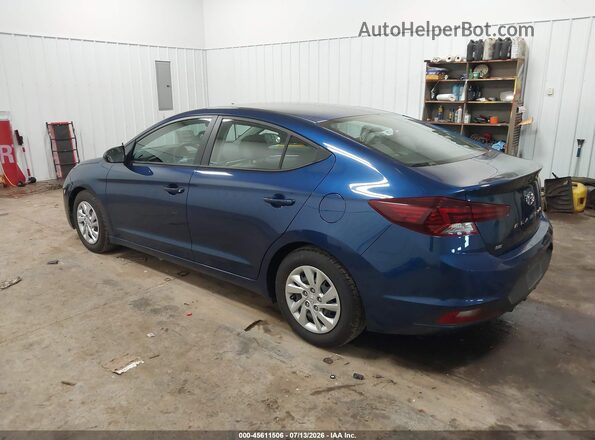 5NPD74LF7LH616242 2020 HYUNDAI ELANTRA Синий Задняя левая четверть