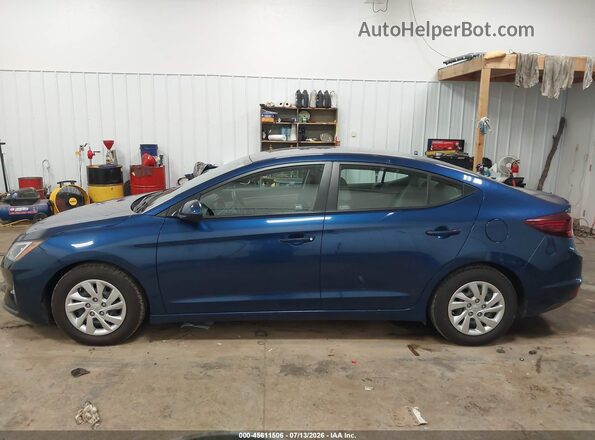 5NPD74LF7LH616242 2020 HYUNDAI ELANTRA Синий Панорамный вид салона 360°