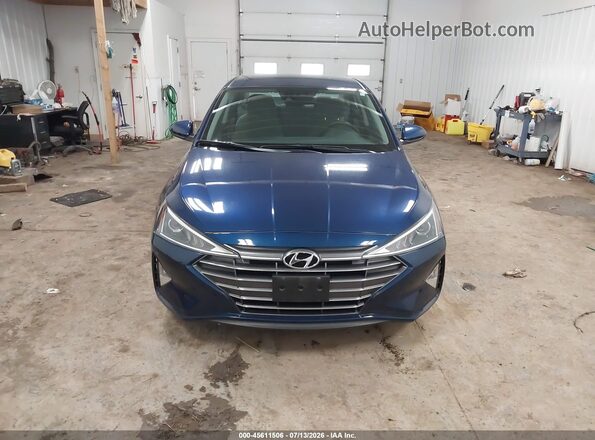 5NPD74LF7LH616242 2020 HYUNDAI ELANTRA Синий Вид щитка приборов