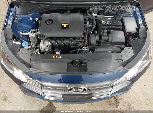 5NPD74LF7LH616242 2020 HYUNDAI ELANTRA Синий Вид сзади