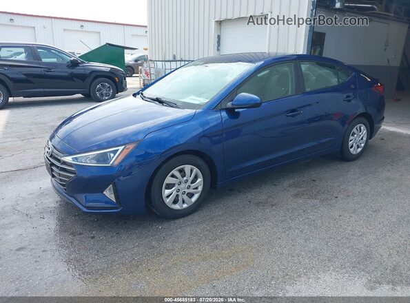 5NPD74LF7LH616256 2020 HYUNDAI ELANTRA Blue Front left