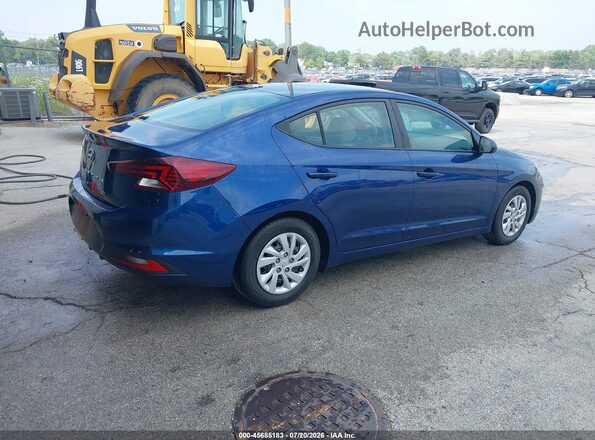 5NPD74LF7LH616256 2020 HYUNDAI ELANTRA Blue Rear right