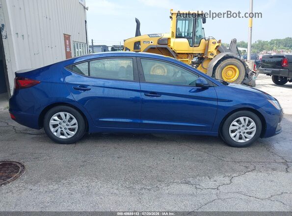 5NPD74LF7LH616256 2020 HYUNDAI ELANTRA Blue 360 interior view