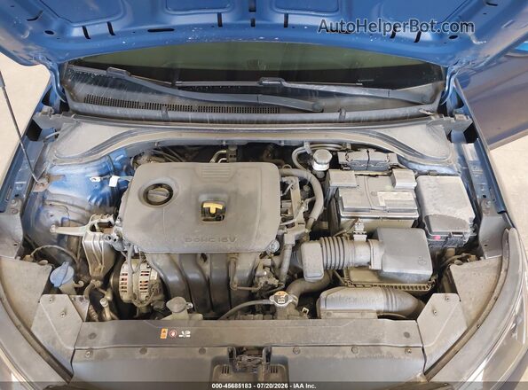 5NPD74LF7LH616256 2020 HYUNDAI ELANTRA Blue Rear view