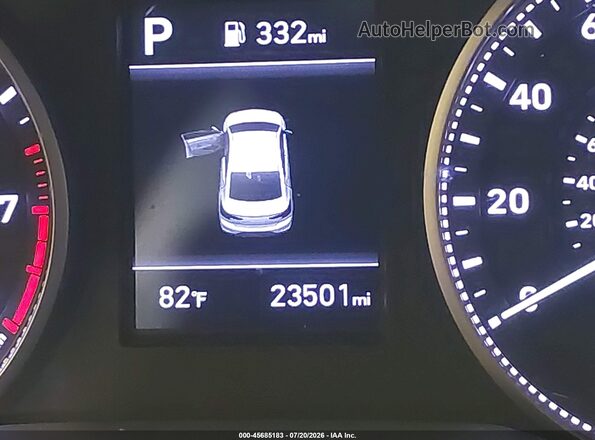 5NPD74LF7LH616256 2020 HYUNDAI ELANTRA Blue 
