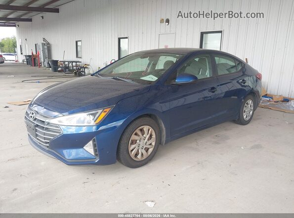 5NPD74LF7LH616340 2020 HYUNDAI ELANTRA Blue Przód lewy