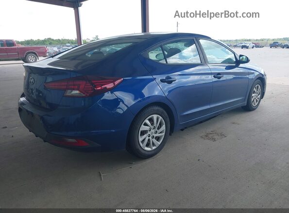 5NPD74LF7LH616340 2020 HYUNDAI ELANTRA Blue Tył prawy