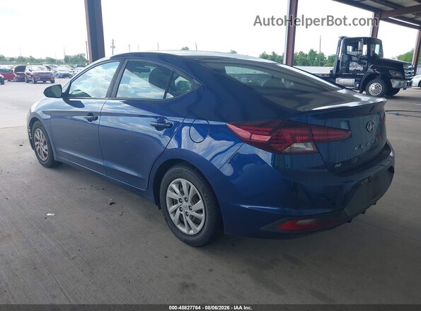 5NPD74LF7LH616340 2020 HYUNDAI ELANTRA Blue Tył lewy