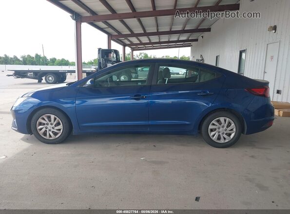 5NPD74LF7LH616340 2020 HYUNDAI ELANTRA Blue Widok wnętrza 360 stopni