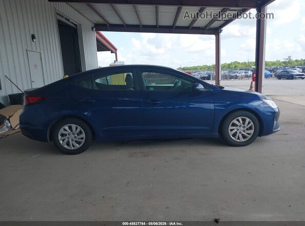 5NPD74LF7LH616340 2020 HYUNDAI ELANTRA Blue Widok wnętrza z tyłu