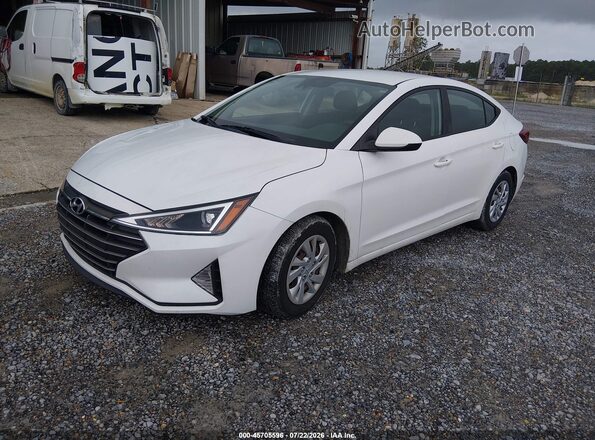 5NPD74LF7LH618136 2020 HYUNDAI ELANTRA White Front left