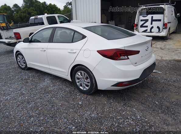5NPD74LF7LH618136 2020 HYUNDAI ELANTRA White Rear left