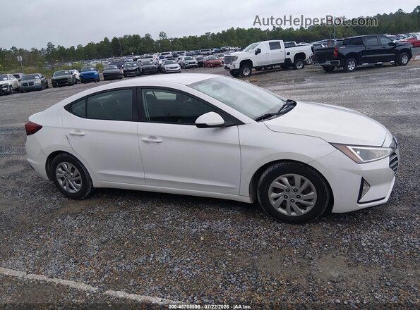 5NPD74LF7LH618136 2020 HYUNDAI ELANTRA White Rear interior view