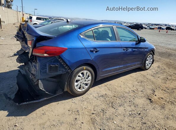 5NPD74LF8HH059333 2017 HYUNDAI ELANTRA Blue Rear right