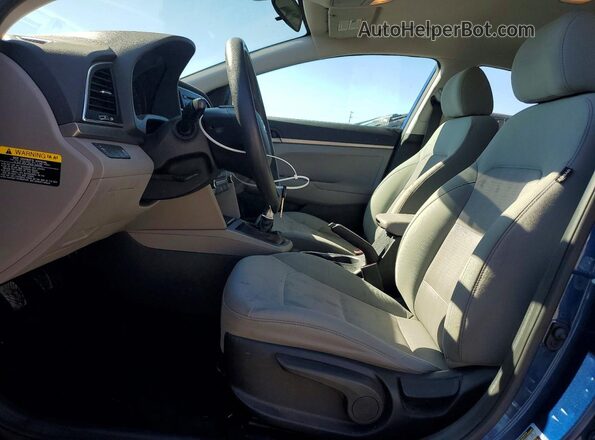 5NPD74LF8HH059333 2017 HYUNDAI ELANTRA Blue Front interior view