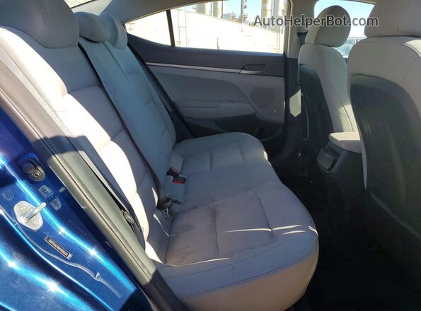 5NPD74LF8HH059333 2017 HYUNDAI ELANTRA Blue Rear seats view