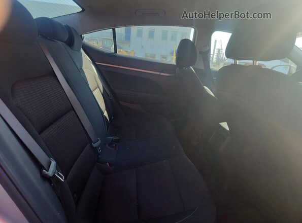 5NPD74LF8HH072048 2017 HYUNDAI ELANTRA Silver Հետևի նստատեղերի տեսք