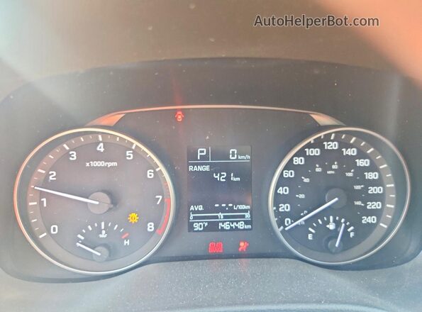 5NPD74LF8HH072048 2017 HYUNDAI ELANTRA Silver Սարքավորումների վահանակի տեսք