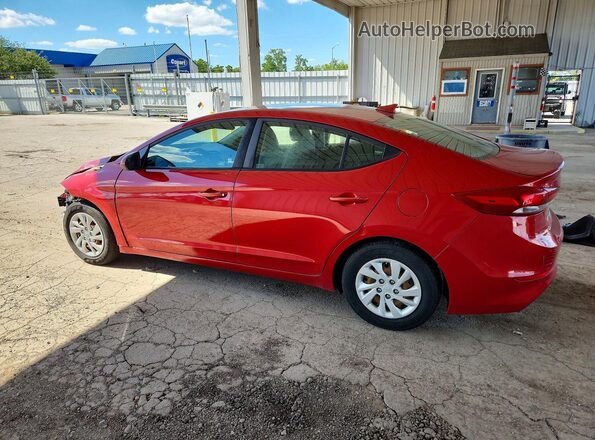 5NPD74LF8HH075662 2017 HYUNDAI ELANTRA Red Tył lewy