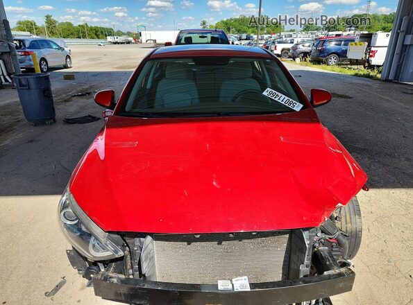 5NPD74LF8HH075662 2017 HYUNDAI ELANTRA Red Widok z przodu