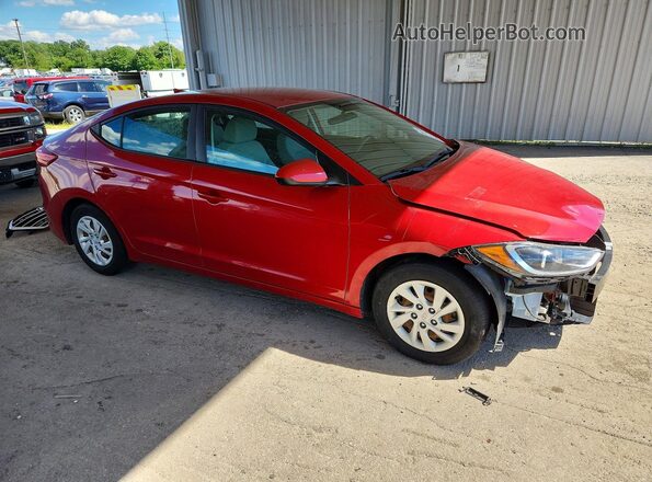5NPD74LF8HH075662 2017 HYUNDAI ELANTRA Red Przód prawy