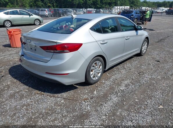 5NPD74LF8HH100804 2017 HYUNDAI ELANTRA Серый Задняя правая четверть