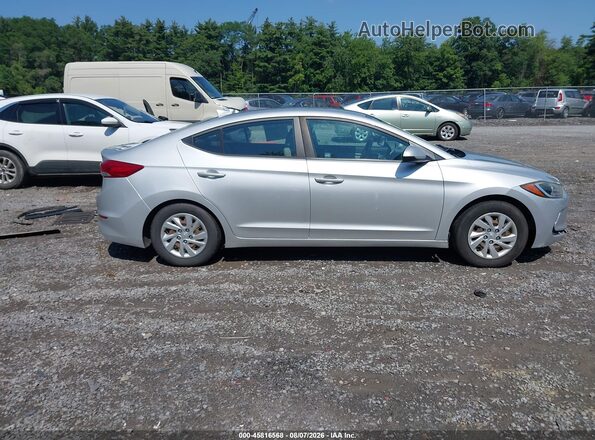5NPD74LF8HH100804 2017 HYUNDAI ELANTRA Серый Вид задней части салона