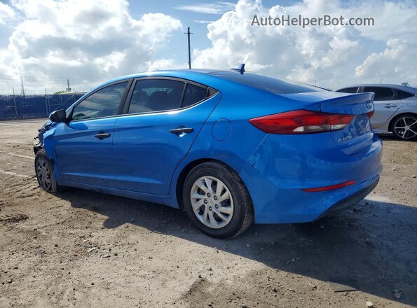 5NPD74LF8HH126254 2017 HYUNDAI ELANTRA Blue Tył lewy