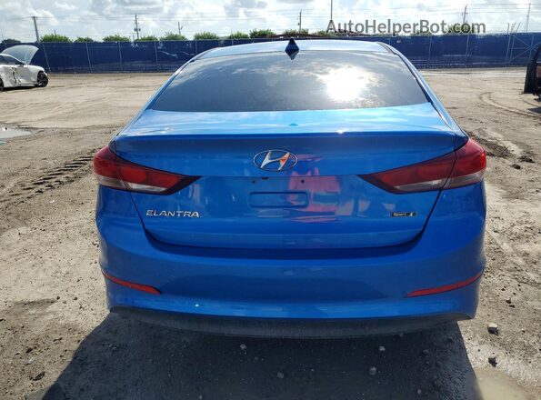 5NPD74LF8HH126254 2017 HYUNDAI ELANTRA Blue Widok z tyłu