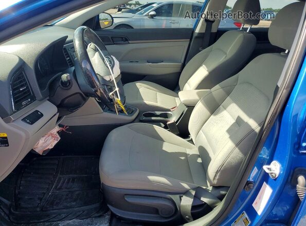 5NPD74LF8HH126254 2017 HYUNDAI ELANTRA Blue Widok wnętrza z przodu