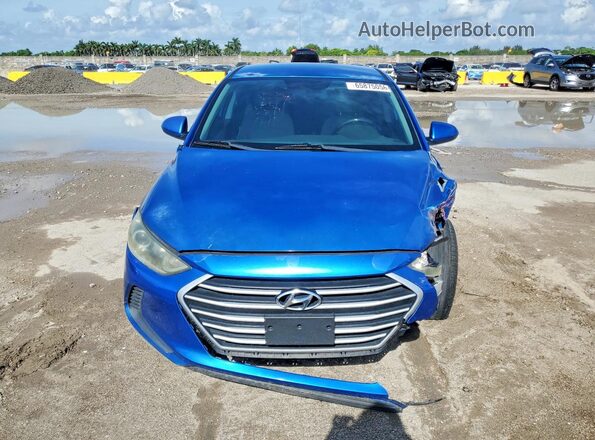 5NPD74LF8HH126254 2017 HYUNDAI ELANTRA Blue Widok z przodu