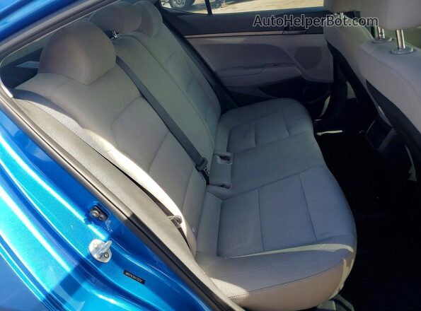 5NPD74LF8HH126254 2017 HYUNDAI ELANTRA Blue Widok tylnych siedzeń