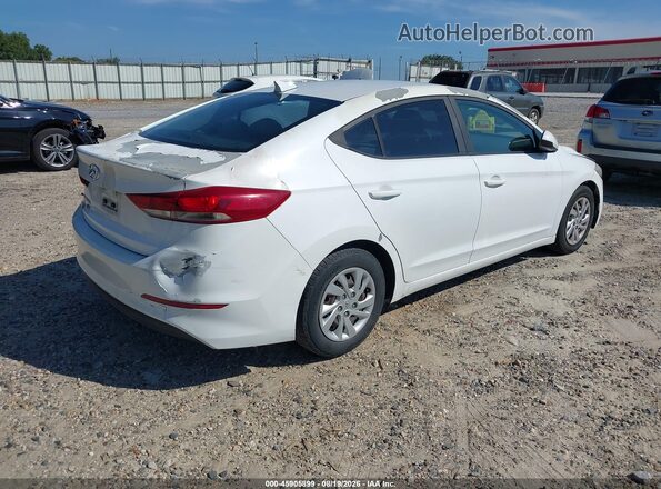 5NPD74LF8HH136718 2017 HYUNDAI ELANTRA White Trasero derecho