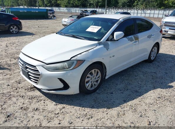 5NPD74LF8HH136718 2017 HYUNDAI ELANTRA White Vista tres cuartos delantera izquierda
