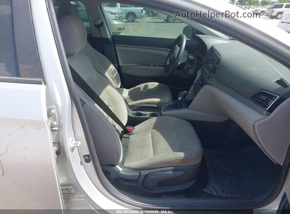 5NPD74LF8HH140039 2017 HYUNDAI ELANTRA Silver Widok wnętrza z przodu