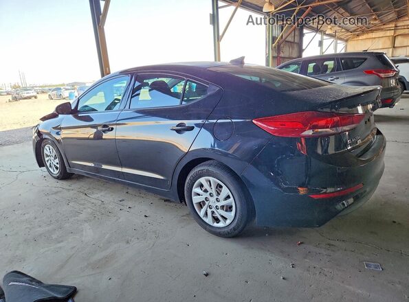 5NPD74LF8HH143314 2017 HYUNDAI ELANTRA Black Задня ліва чверть