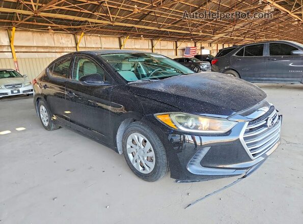 5NPD74LF8HH143314 2017 HYUNDAI ELANTRA Black Передня права чверть
