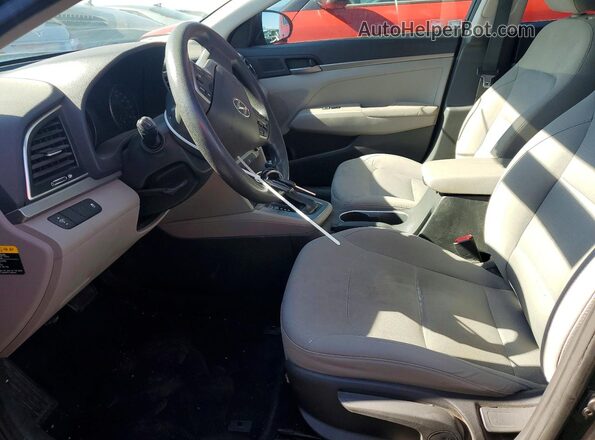 5NPD74LF8HH143314 2017 HYUNDAI ELANTRA Black Вид салону спереду